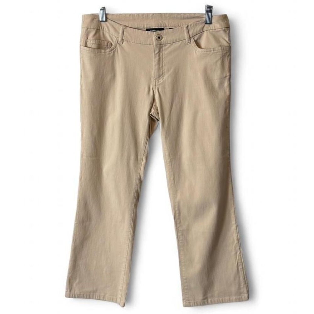 Y2K Express Low Rise Khaki Cropped Pants,‎ Women's Size 6